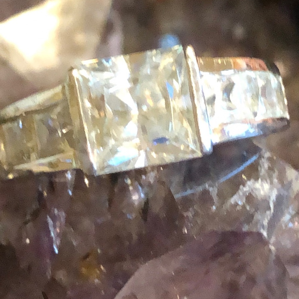 Epiphany PlatClad DMQ Princess Cut Center Stone😎 - Picture 6 of 7